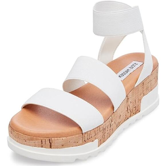 STEVE MADDEN Women Bandi Wedge Sandal - 7.5 - Picture 1 of 7